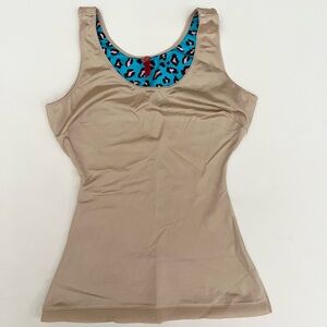 Women's Tan Sleeveless Top